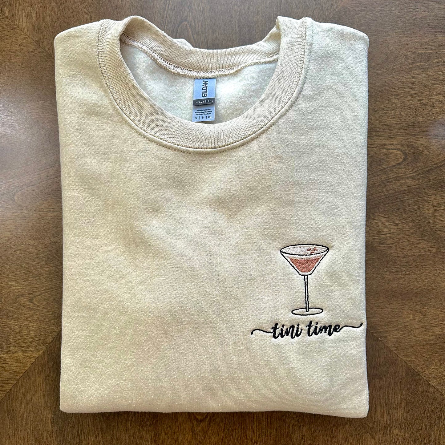 tini time Embroidered Sweatshirt