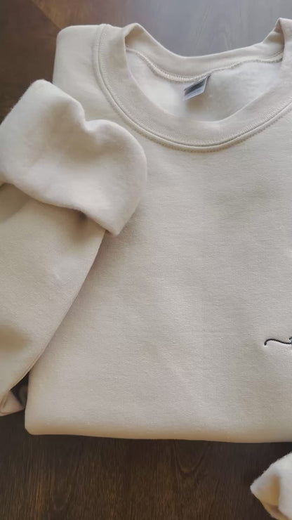 tini time Embroidered Sweatshirt